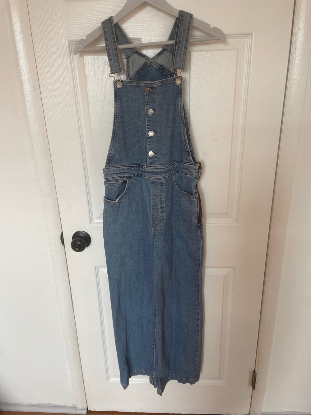 Levi's Blue Denim Long Overalls